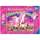 Ravensburger - Pferdetraum Glitter Edition - 100 Teile - Puzzles