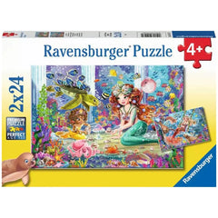 Ravensburger - Magische Meerjungfrauen - 2x24 Teile - Puzzles