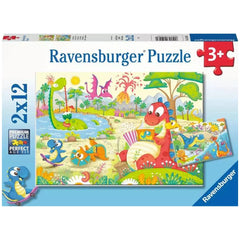 Ravensburger - Meine Lieblingsdinosaurier - 2x12 Teile - Puzzles