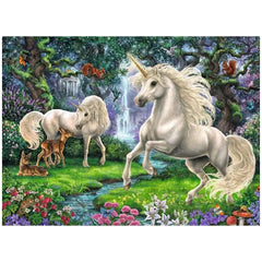 Ravensburger - Mysteriöse Einhörner - 200 Teile - Puzzles