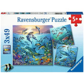 Ravensburger - Ozeanwildtiere - 3x49 Teile - Puzzles