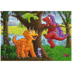 Ravensburger - Spielende Dinosaurier - 2x24 Teile - Puzzles