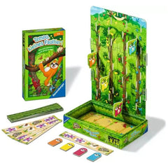 Ravensburger - Tempo, Kleines Faultier! - Brettspiel - Mehrsprachige Anleitung