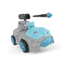 Schleich - Eldrador Kreaturen - Eis-Crashmobil mit Mini-Kreatur - Action- und Spielzeugfiguren - 42669