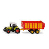 Siku - Claas-Traktor mit Silageanhänger - Spielzeuge Fahrzeuge