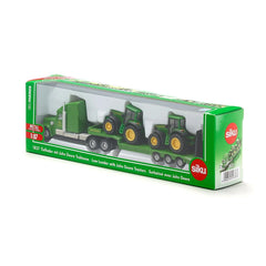 Siku - Tieflader mit John Deere Traktoren - Spielzeuge