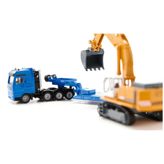Siku - MAN Schwerlasttransporter mit Liebherr-Bagger - Spielzeugfahrzeuge