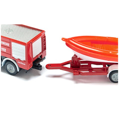 Siku - Unimog Fire engine with boat - Play Vehicles