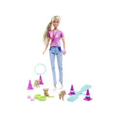 Steffi-Love - Hundetrainer-Spielset - Puppen-Spielsets-Spielzeugfiguren