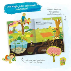 TROTSCH - Mein großes Stickerbuch Jahreszeiten Bücher - Deutsche Ausgabe