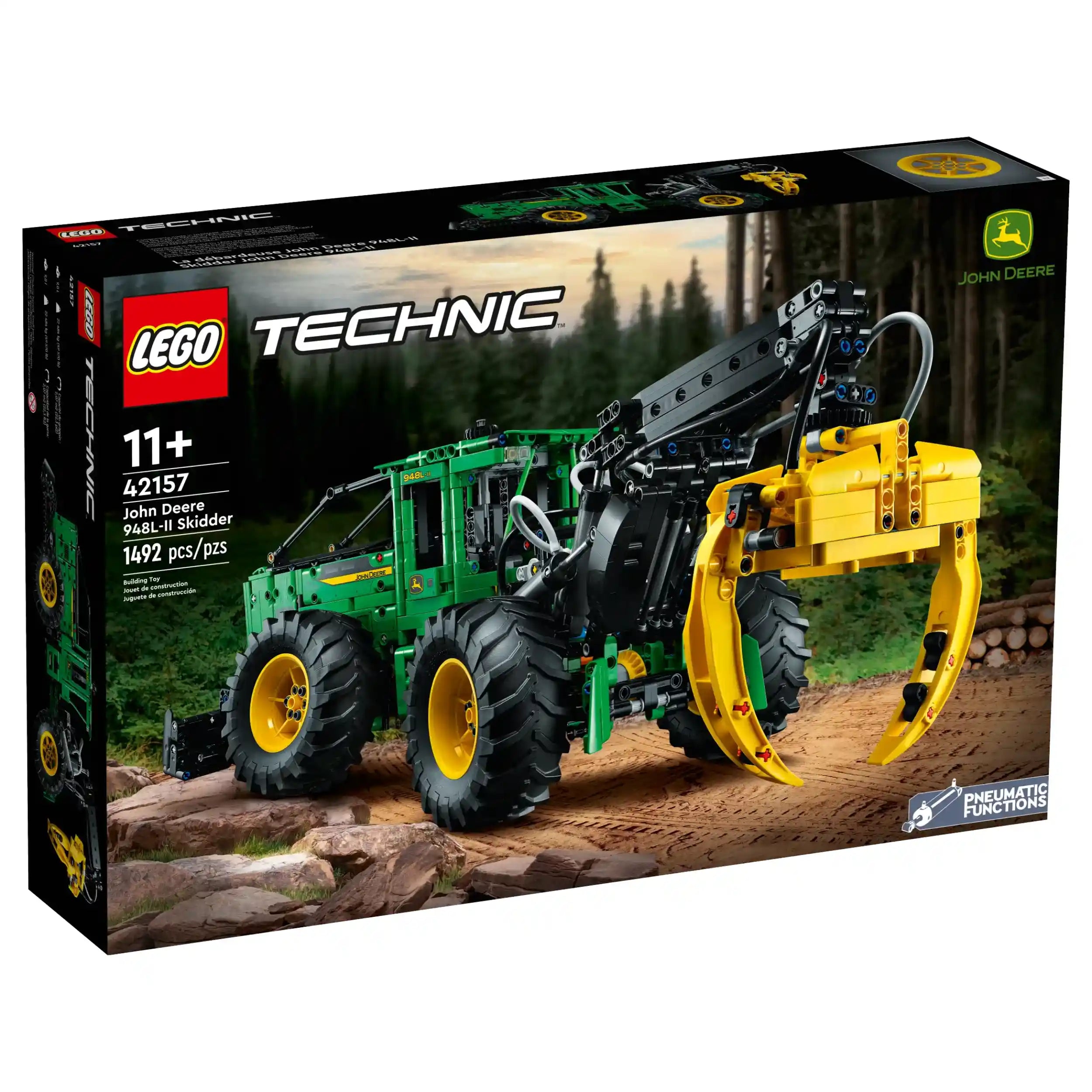 LEGO Technic John Deere 948L-II Skidder • Set 42157 • SetDB