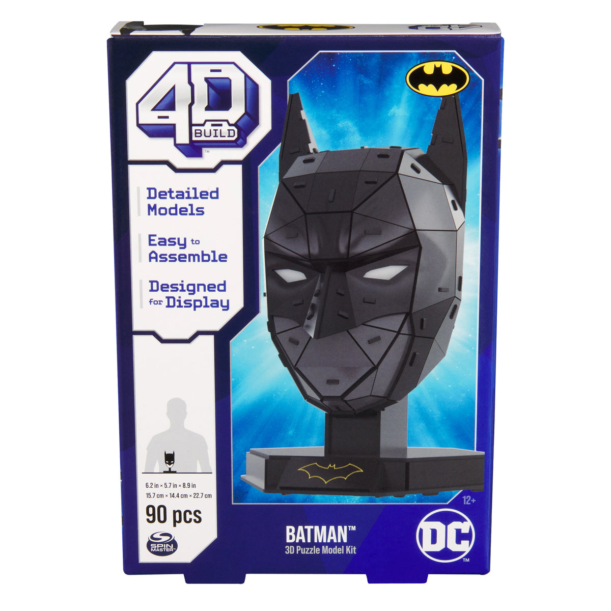 4D Build DC Batman Mask 3D Puzzle Model Kit 90 Pcs Construction Set