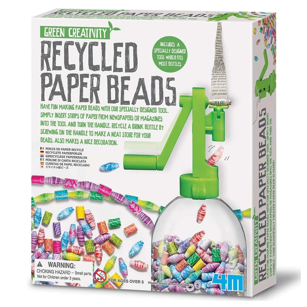 4M - Green Science Recycled Paper Beads - Basteln - 5+ - 4M04588