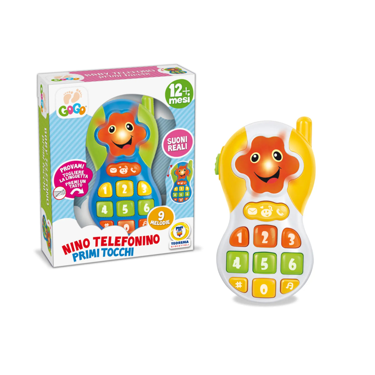 Teorema - GoGo Nino Musical Mobile Phone - Baby Activity Toys