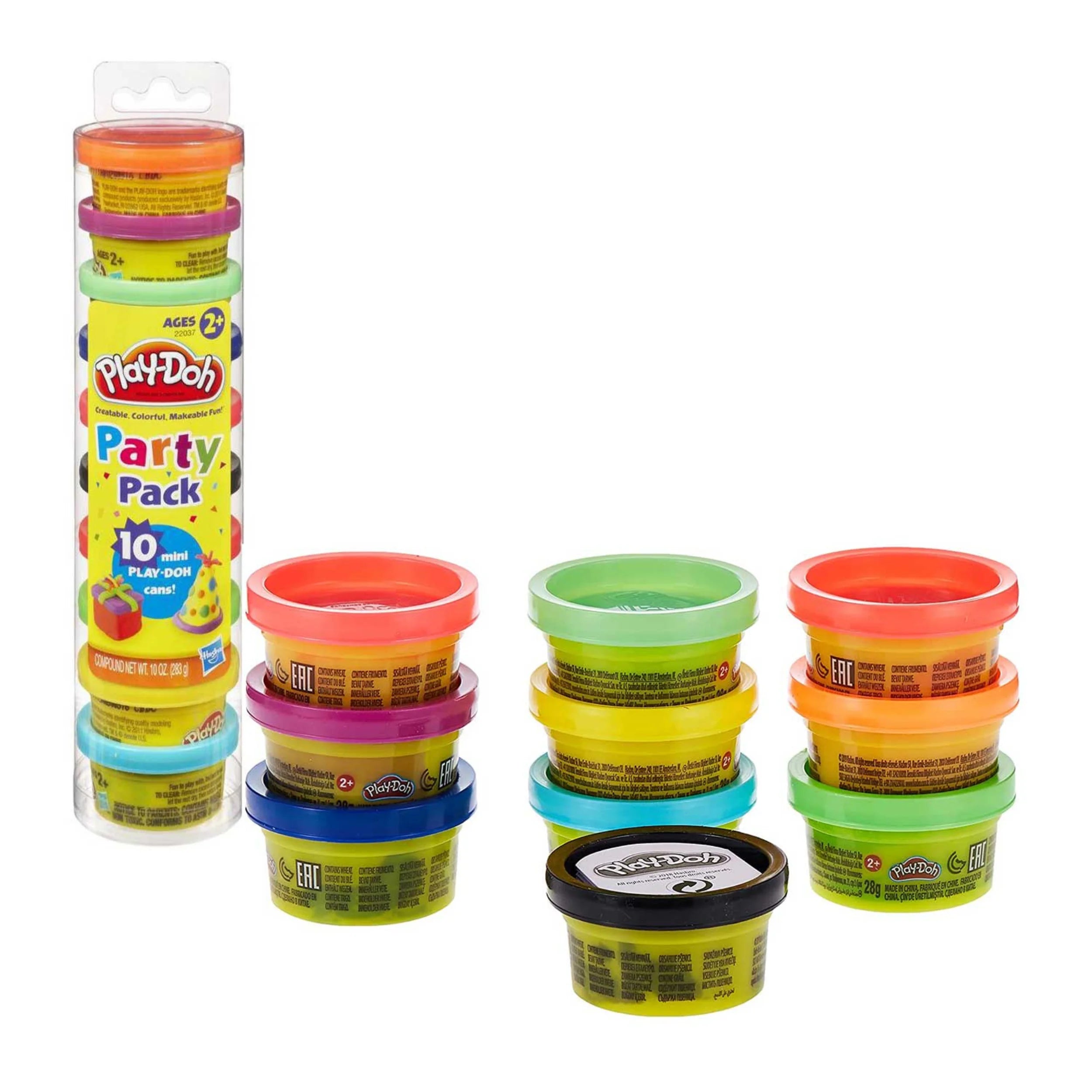 APPYTOYS  Hasbro Play-Doh Party Pack Tube with 10 cons