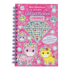 ARENA - Glittering Puzzle and Creative Fun with Over 300 Glitter Stones and Over 100 Stickers - Books - German Edition