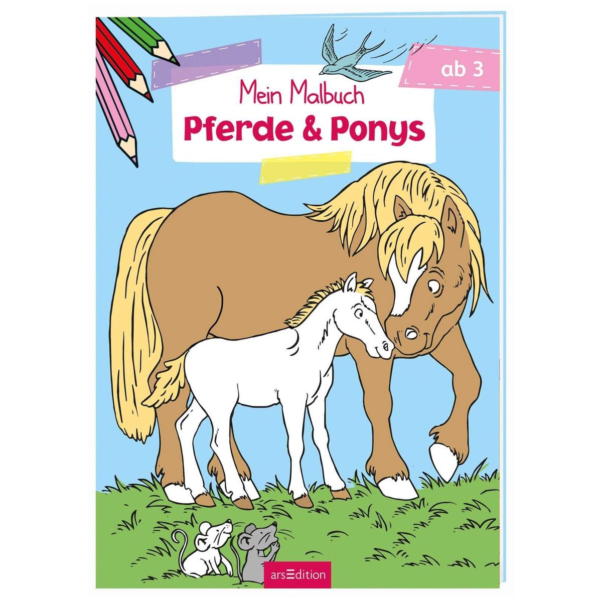 ARSEDITION - My Coloring Book for Ages 3 and Up - Arts & Crafts - Books - German Edition