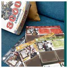 Asmodee - 3000 Canaglie - Brettspiele - +12 - Wettbewerbs - Kartenmanagement - STR9761 - Italienische Edition