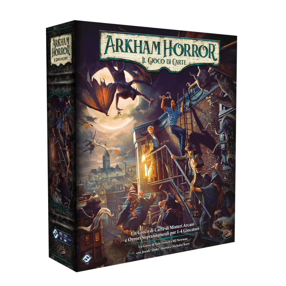 Asmodee - Arkham Horror LCG - Set Base 2.0 - Age +14 - STR9726 - Italian Edition