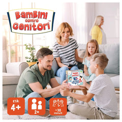 Asmodee - Bambini contro Genitori - Brettspiele - 4+ - STR0828 - Italienische Edition