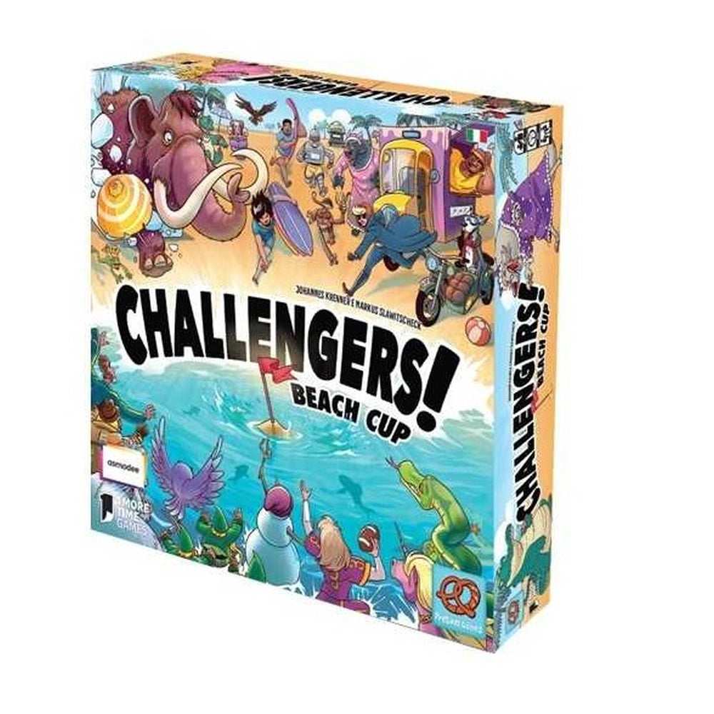 Asmodee - Challengers! - Beach Cup - Board Games - Age +8 - STR8914 - Italian Edition