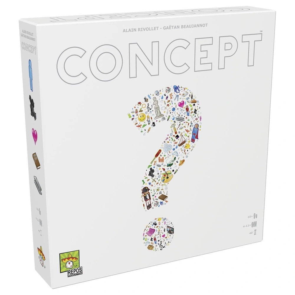 Asmodee - Concept Brettspiel - Brettspiele - +10 - Spaß und Interaktivität - STR8640 - Italienische Edition