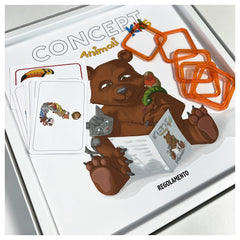 Asmodee - Concept Kids - Animali - Brettspiele - 4+ - STR8642 - Italienische Edition