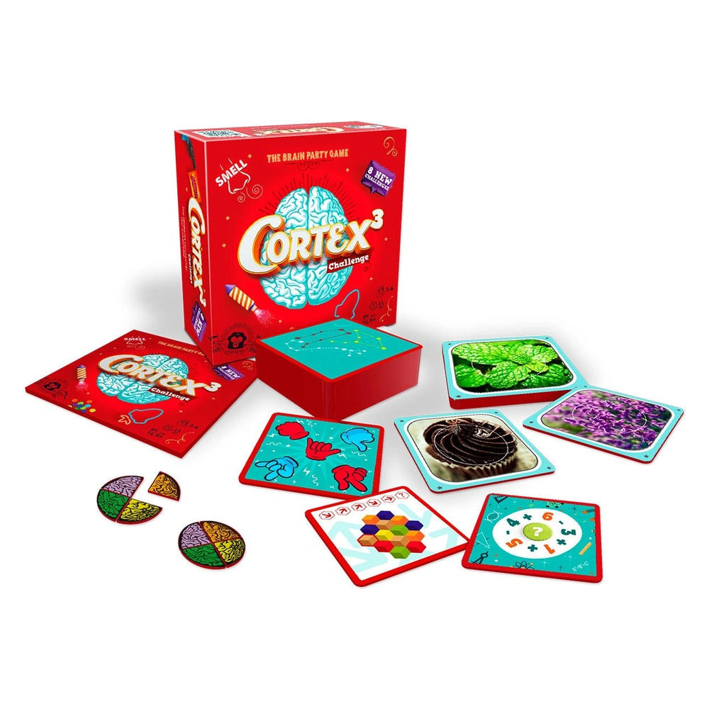Asmodee - Cortex Challenge 3 - Brettspiele - +8 - Spaß und Strategie - STR8935 - Italienische Edition