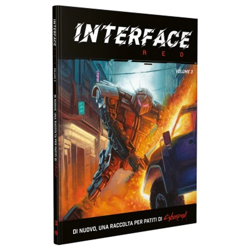 Asmodee - Cyberpunk Red - Interface Red Vol.3 - Brettspiele - +14 - STR2453 - Italienische Ausgabe