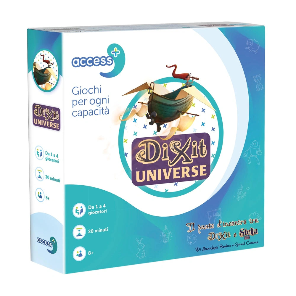 Asmodee - Dixit Universe Access+ - Brettspiele - 8+ - STR9463 - Italienische Edition