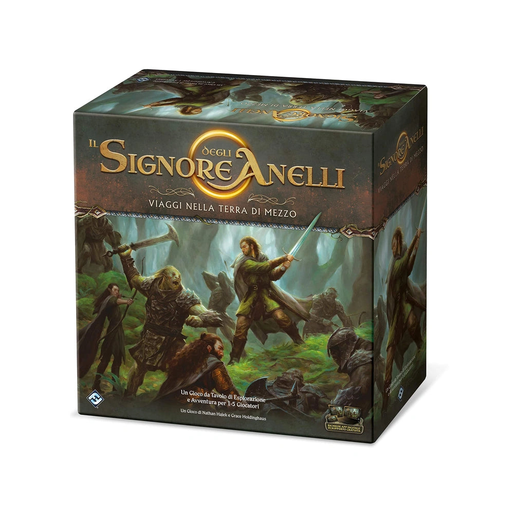 Asmodee - Der Herr der Ringe - Reisen in Mittelerde - +13 - Brettspiele - STR10700 - Italienische Ausgabe