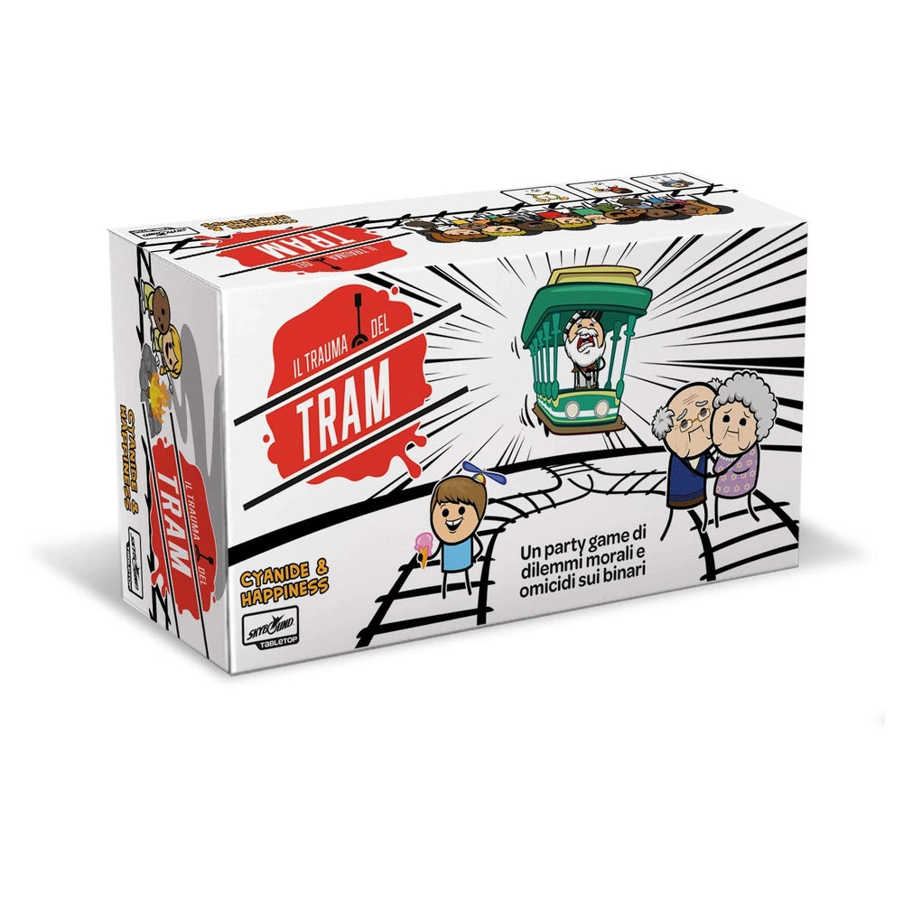 Asmodee - Il Trauma del Tram - Kartenspiele - 16+ - STR8533 - Italienische Edition
