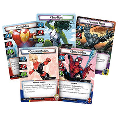 Asmodee - Marvel Champions LCG - Kartenspiele - +12 - Episches Abenteuer - STR9330 - Italienische Ausgabe