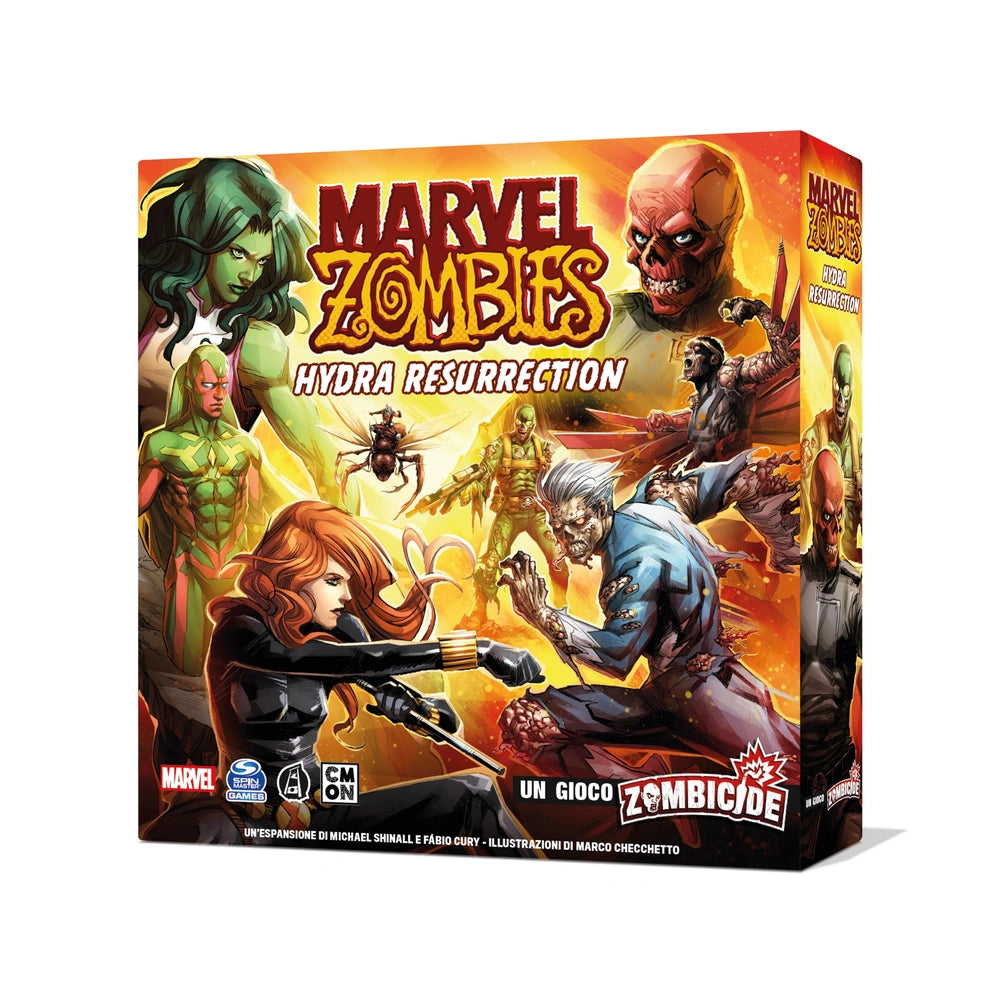 Asmodee - Marvel Zombies - Board Games - Age +14 - STR8319 - Italian Edition