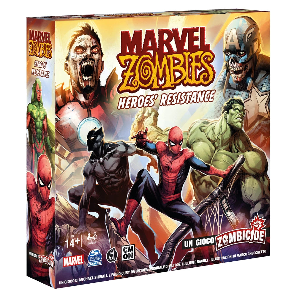 Asmodee - Marvel Zombies - Heroes' Resistance - Brettspiele - 14 - STR8316 - Italienische Edition