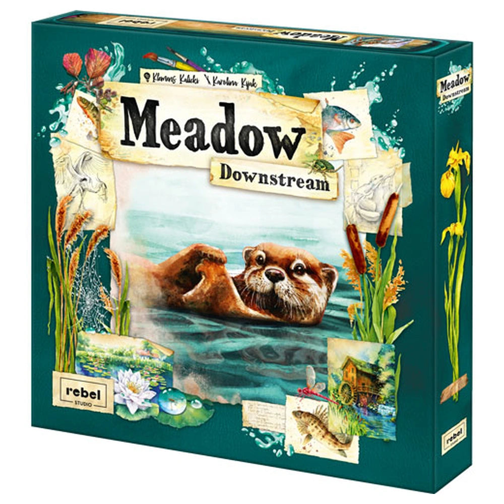 Asmodee - Meadow Downstream - Brettspiele - +10 - Abenteuer - STR8129 - Italienische Edition