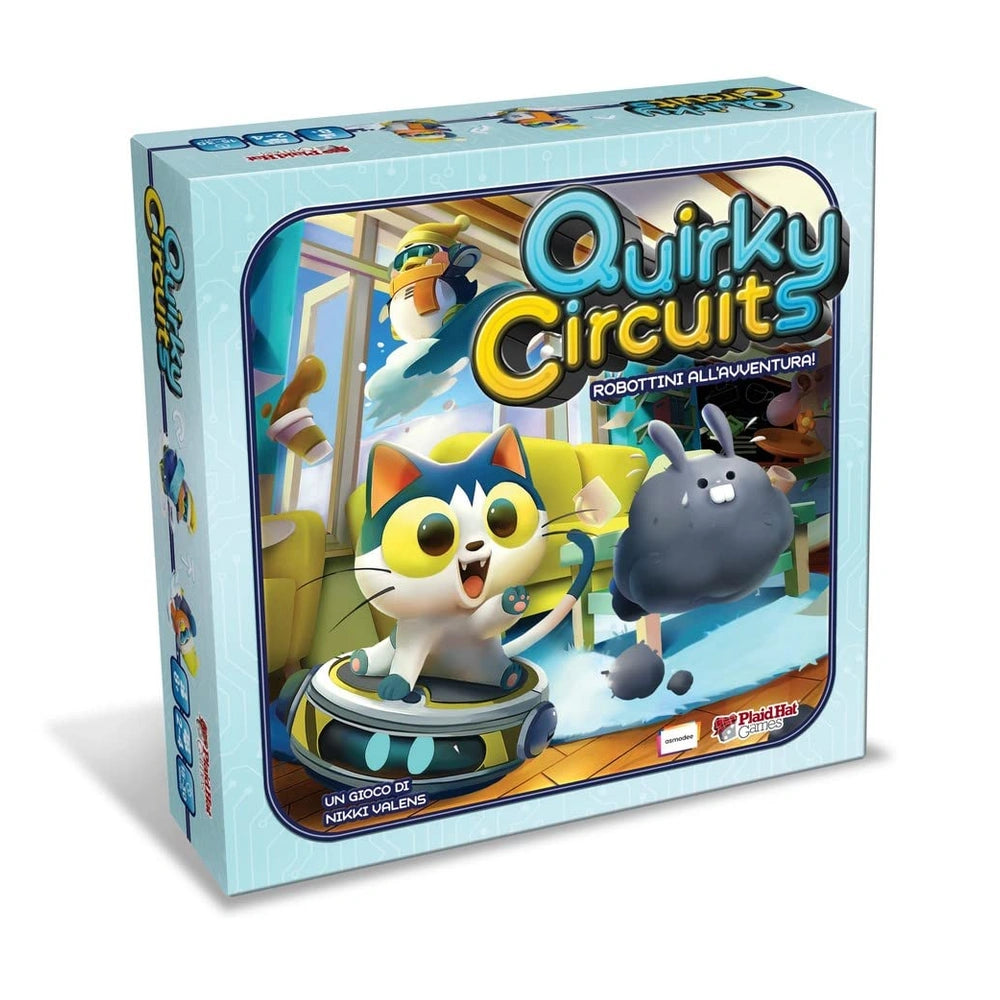 Asmodee - Quirky Circuits - Brettspiele - 8+ - STR9806 - Italienische Edition