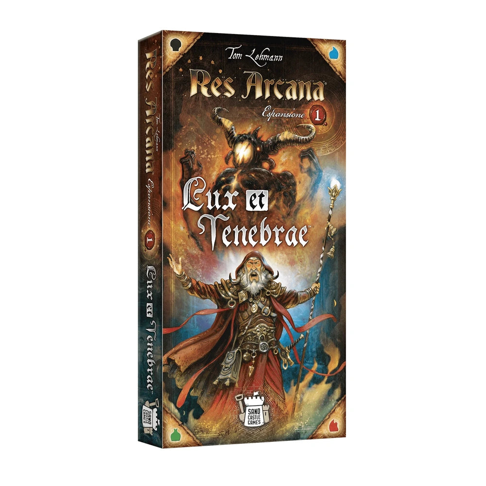 Asmodee - Res Arcana - Brettspiele - 12+ - Lux et Tenebrae - STR8167 - Italienische Edition
