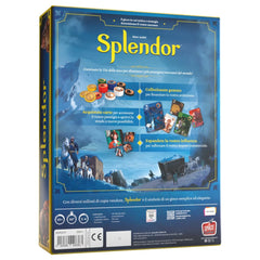 Asmodee - Splendor - Brettspiele - +10 - Strategie - STR8610 - Italienische Edition