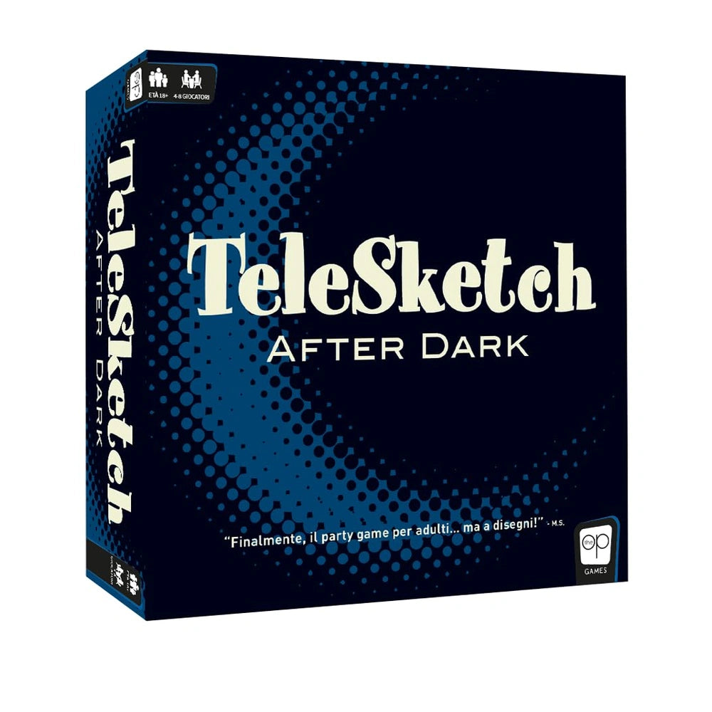 Asmodee - Telesketch After Dark - Brettspiele - 18 - STR8025 - Italienische Edition