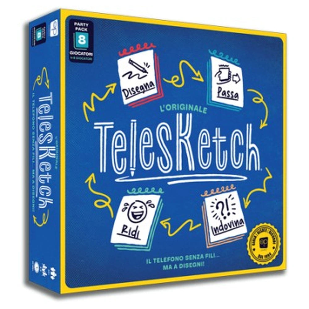 Asmodee - Telesketch - Brettspiele - 10+ - STR8791 - Italienische Edition