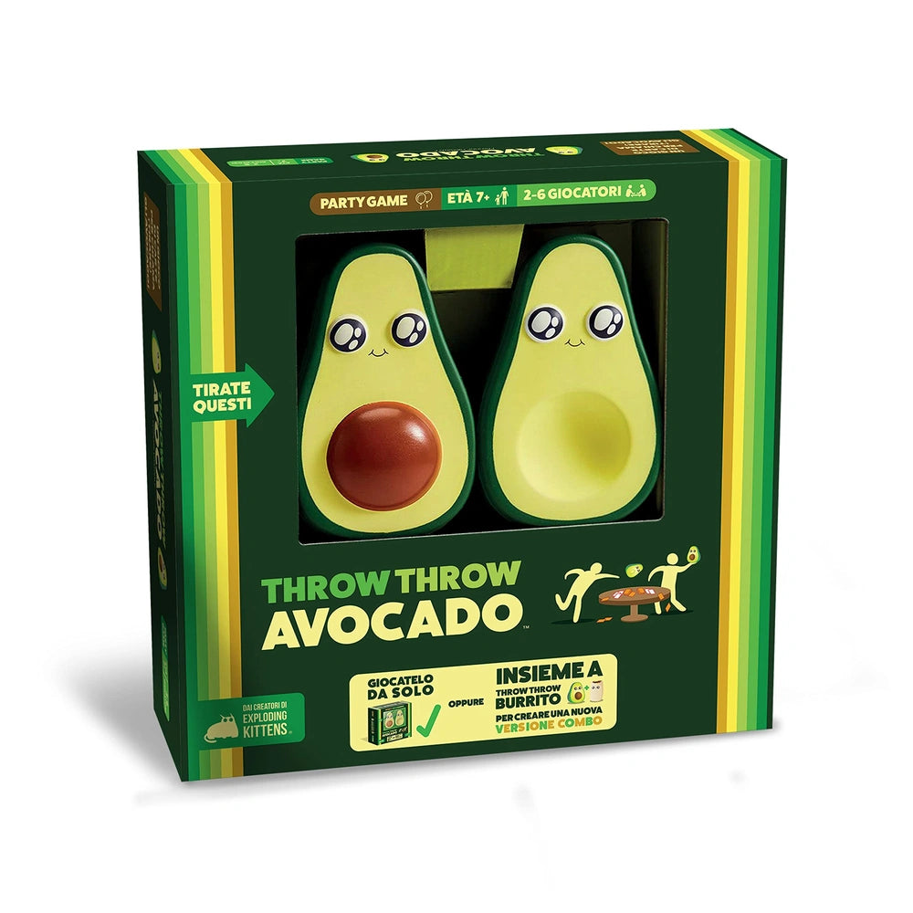 Asmodee - Throw Throw Avocado - Brettspiele - 7+ - STR8626 - Italienische Edition