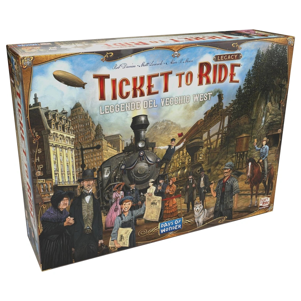 Asmodee - Ticket to Ride Legacy - Brettspiele - 10+ - STR8527 - Italienische Edition