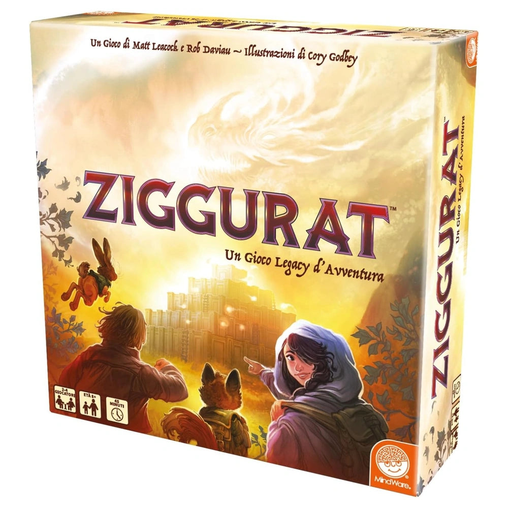 Asmodee - Ziggurat - Board Games - Age +8 - STR8347 - Italian Edition