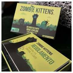 Asmodee - Zombie Kittens - Kartenspiele - 7+ - STR8628 - Italienische Edition