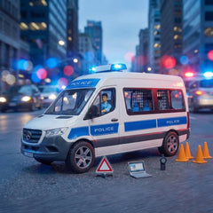 Bruder - Mb Sprinter Polizeieinsatzfahrzeug mit Licht- und Soundmodul - Spielzeugfahrzeug