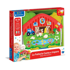 CLEMENTONI - Baby- und Kleinkindspielzeug - Interaktives Lernspielzeug Bauernhof - 18M+