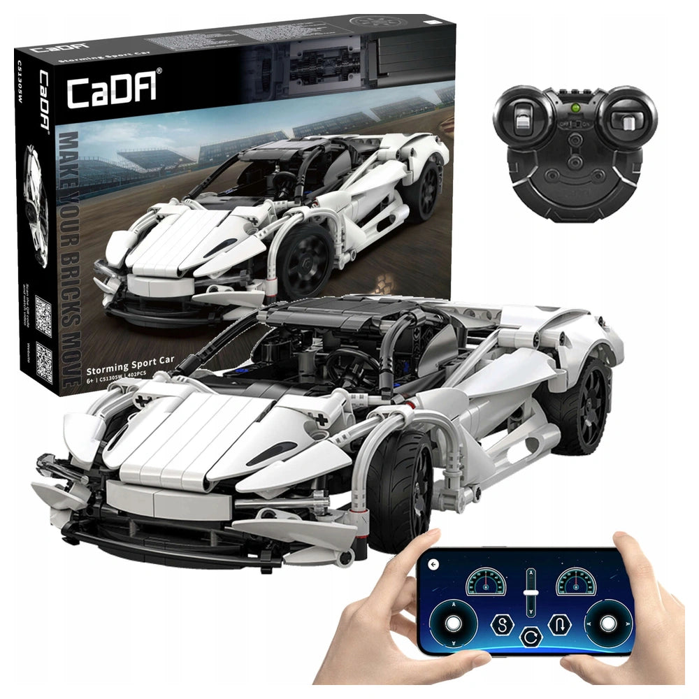 CaDA - Baukästen - Sportwagen - RC-Bausatz - 6 Jahre - STEM-Lernen