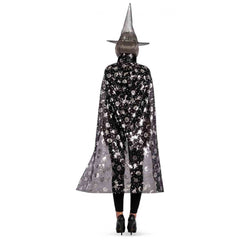 Carnival Toys - Enchanting Witch Costume Set With 120 Cm Cloak And Hat For Imaginative Play - Pretend Professions And Role Playing