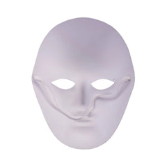 Carnival Toys - Pretend Professions - Large Paintable Face Mask - White - 6+ Years - DIY Creativity